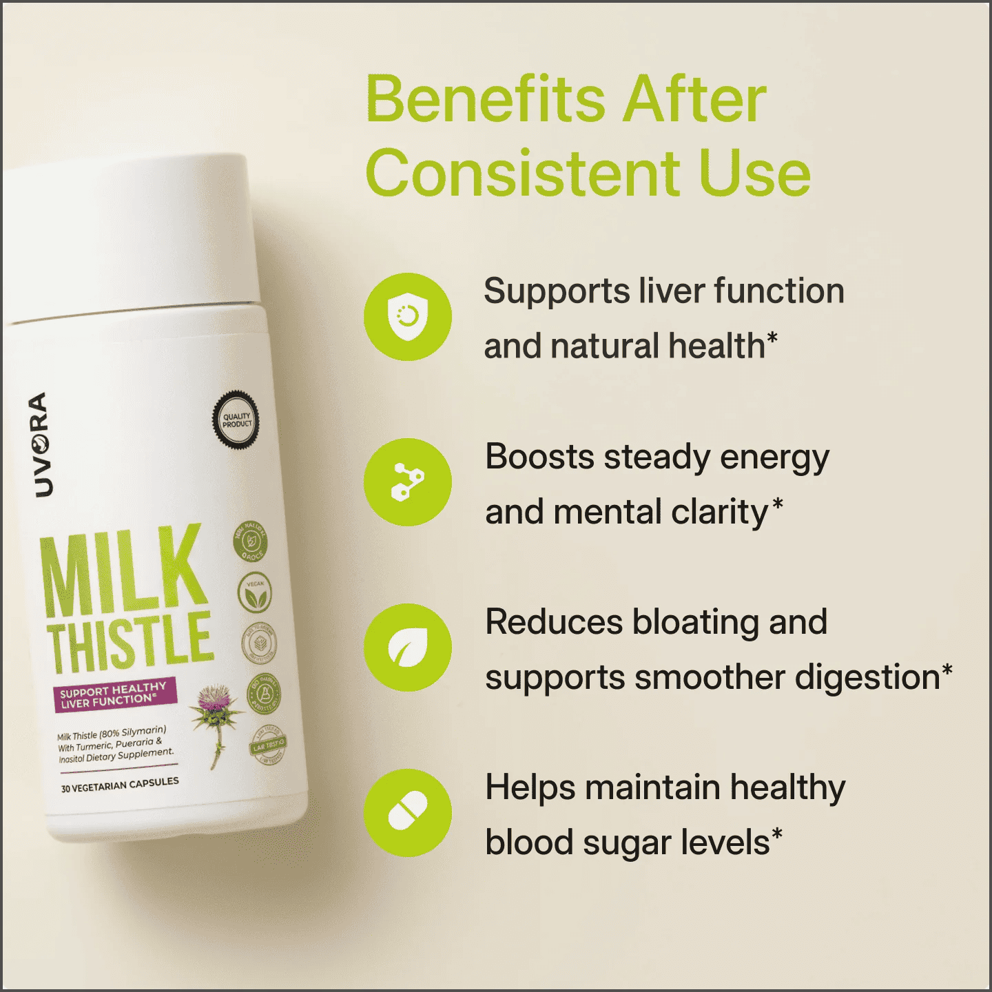 Uvora - Milk Thistle Support