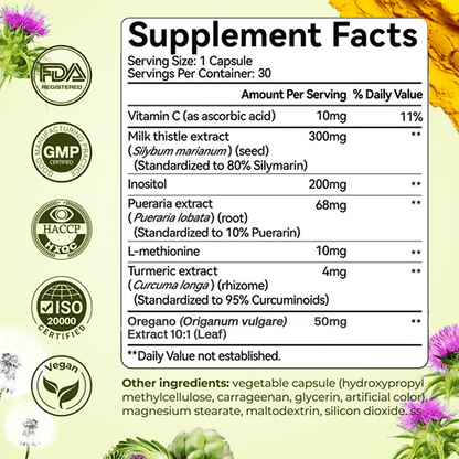 Uvora - Milk Thistle Parasite Detox